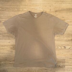 WYR Premium Desert Brown Men's Split-Hem Tee - XL